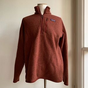 Rust colored Patagonia pullover